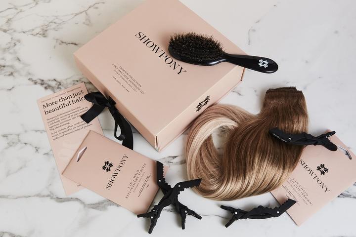 Actual product image Showpony - 20" 3 IN 1 HALO BOXSET- COOL SOFT OMBRE (8B-11VA COOL SOFT BEIGE OMBRE)