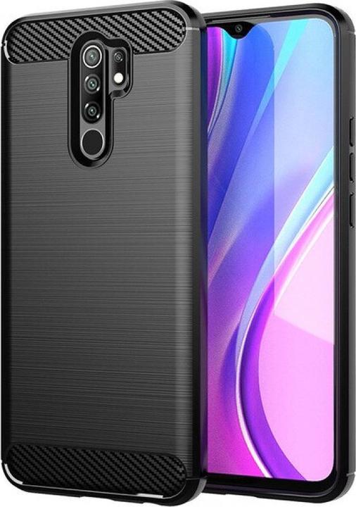 Produktbild Screenguard Xiaomi Redmi 9 Hülle Carbon Brushed Soft TPU (Xiaomi Redmi 9)