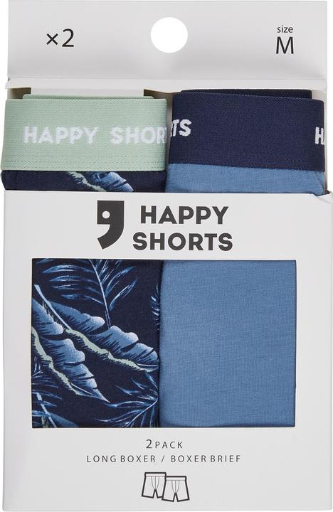 Produktbild Happy shorts Langer Boxer Jersey Boxer Briefs (M, 2er Pack)