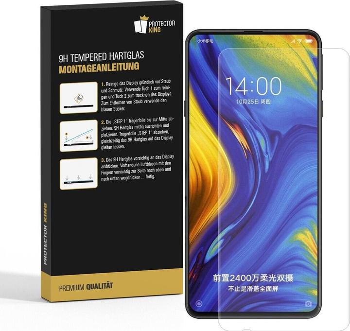 Produktbild Protectorking 6x echtes Tempered 9H Panzerhartglas 3D KLAR (6 Stück, Xiaomi Mi Mix 3)