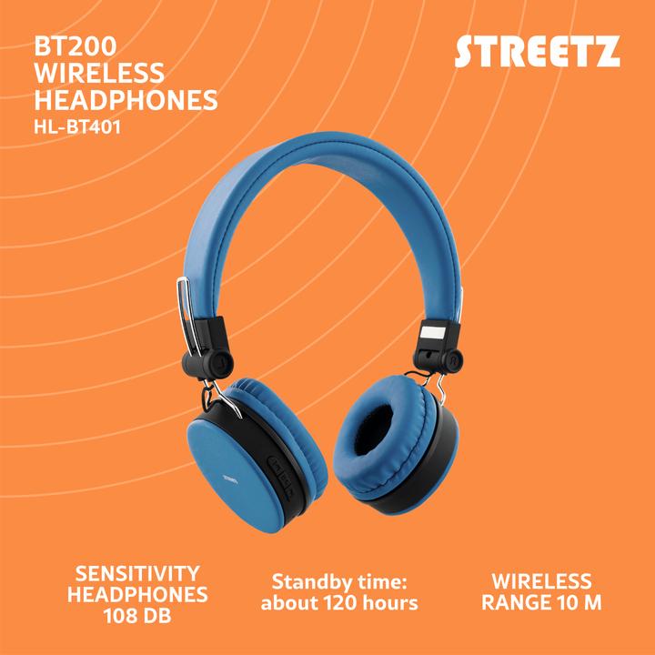 Produktbild Streetz BT200 (keine Geräuschunterdrückung, 120 h, Kabellos, Kabelgebunden)
