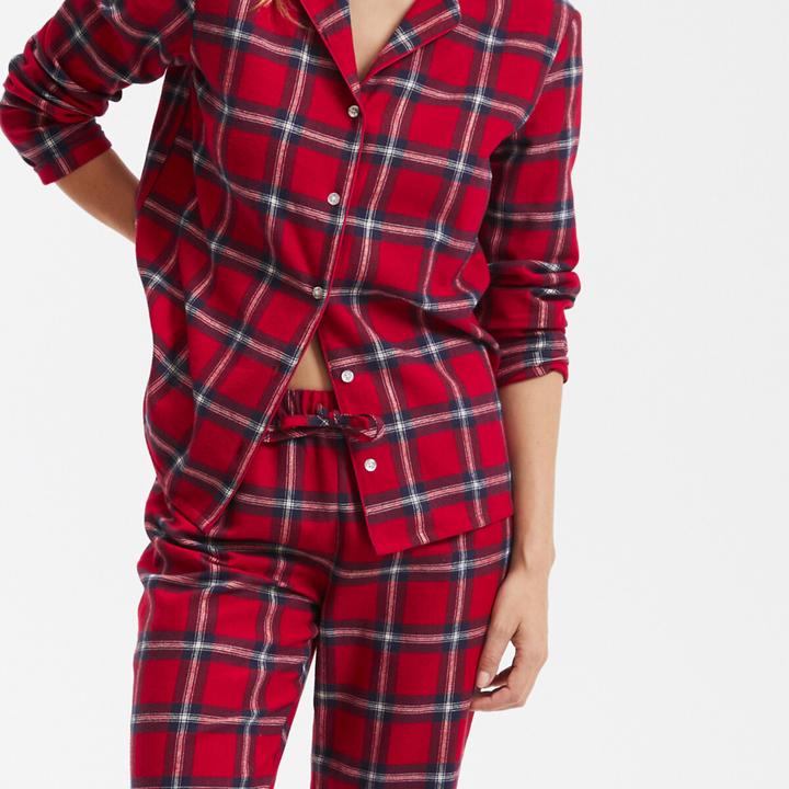 Produktbild La Redoute Collections Pyjama aus kariertem Flanell (40)