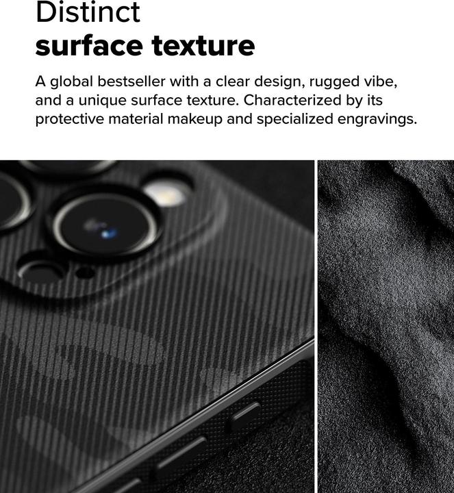 Actual product image Ringke Case for iPhone 16 Pro ONYX MAGNETIC CAMO BLACK (Apple iPhone 16 Pro)