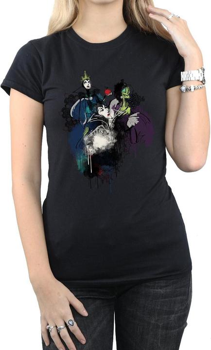 Actual product image Disney Womens/Ladies Villains Cotton T-Shirt (M)