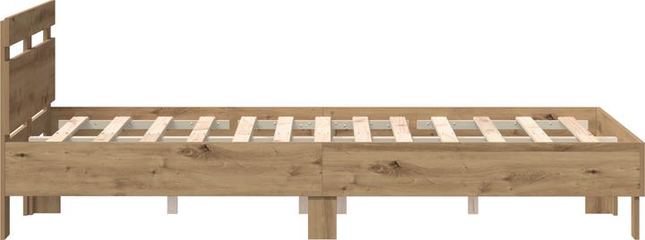 Image du produit VidaXL Cadre de lit en chêne Chêne fait main Chêne massif (135 x 190 cm)