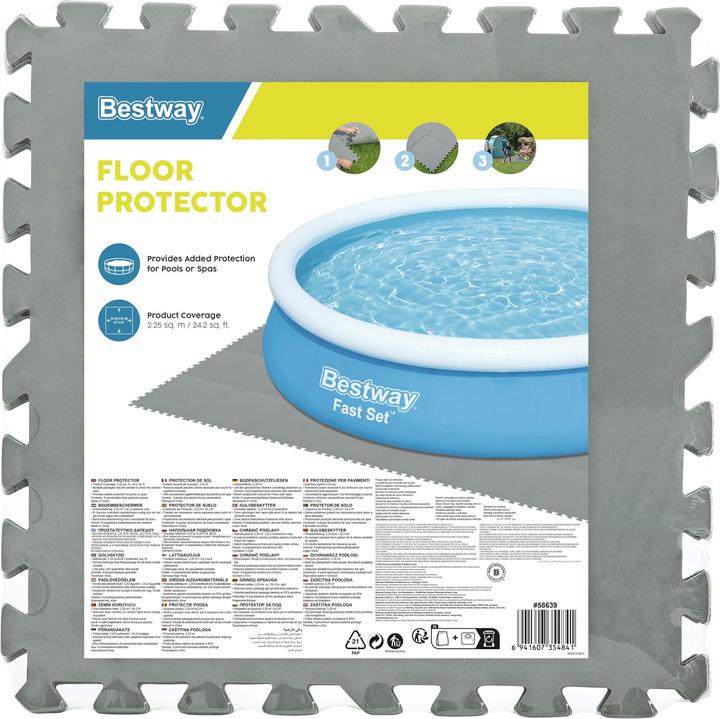Image du produit Bestway Kit de dalles de protection pour le sol de la piscine