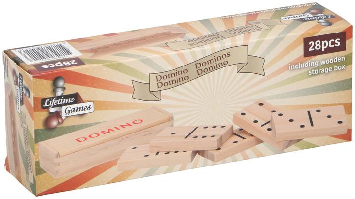 Actual product image Lifetime Games Empty wooden domino (Multilingual)