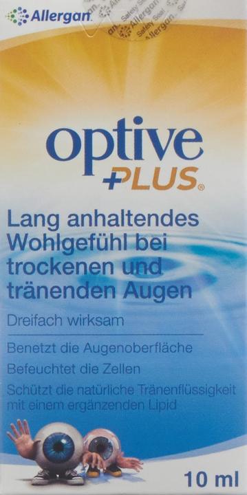 Image du produit Optive Plus Gouttes pour les yeux Fl (10 ml, Gouttes pour les yeux Plus 10 ml)