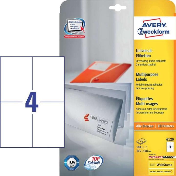 Image du produit Avery Étiquettes universelles