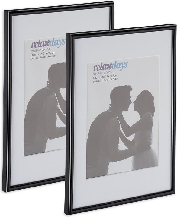 Productafbeelding Relaxdays 2x fotolijst (A4)