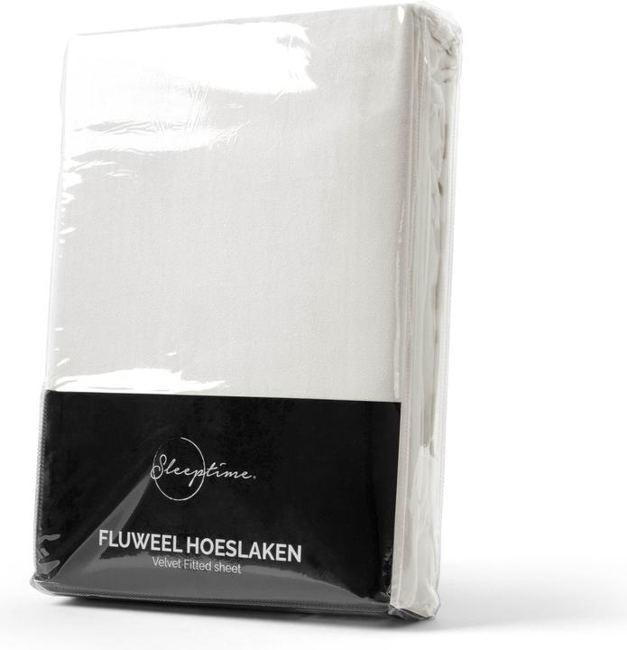Produktbild Sleeptime Samt Spannbettlaken (180 x 200 cm)