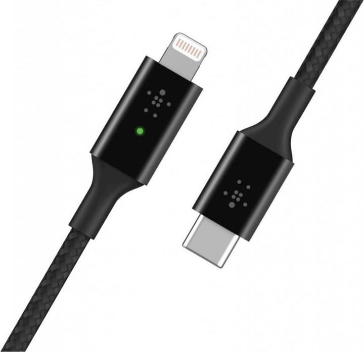 Actual product image Belkin USB charging cable Boost Charge LED USB-C - Lightning 1.2 m (1.20 m, USB 3.2 Gen 1)