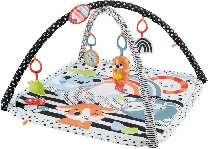 Fisher-Price Animal Friends Contrast Play Blanket