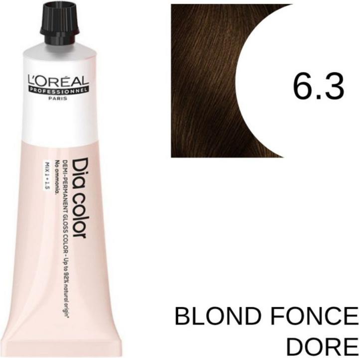 Produktbild L'Oréal Paris Loreal DIA Color 6,3 Dunkelblond Gold 60 ml (6,3 Dunkelblond Gold)