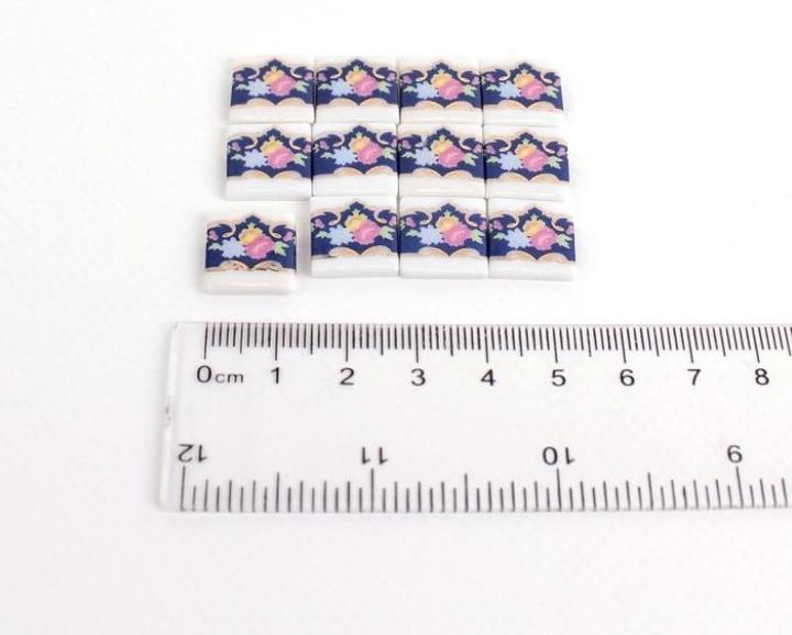 Produktbild Reutter 001.791/3 - Fliesen "Royal Blue", 12 Stück, Miniatur
