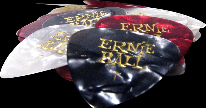 Image du produit Ernie Ball Médiators, Pearloid, Thin, 24 pièces (24 x, 0.46 mm)