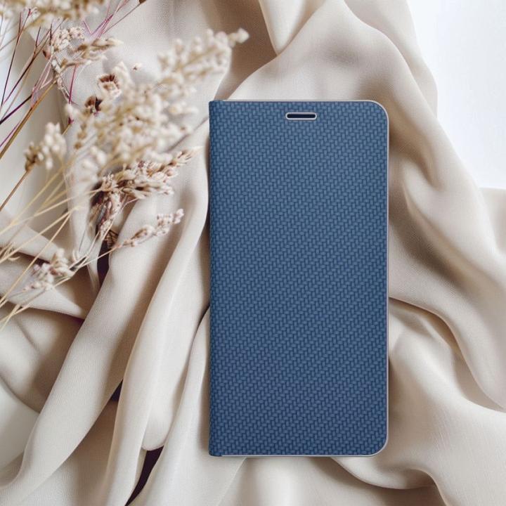 Immagine prodotto Forcell Custodia a libro OEM LUNA Book Carbon per Xiaomi Redmi 9AT / Redmi 9A blu (Xiaomi Redmi 9A, Xiaomi Redmi 9AT)