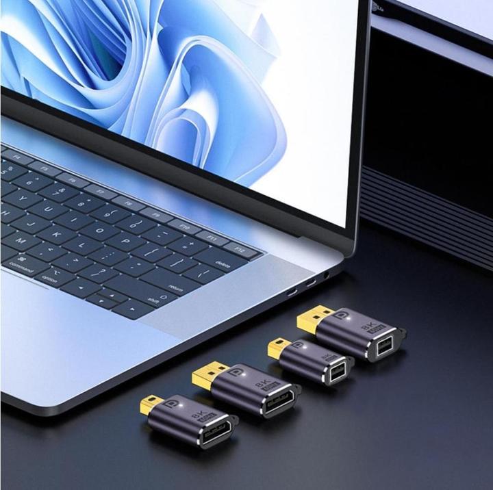 Produktbild PowerGuard Mini DisplayPort Short Extension 8K 60Hz MiniDP Connector