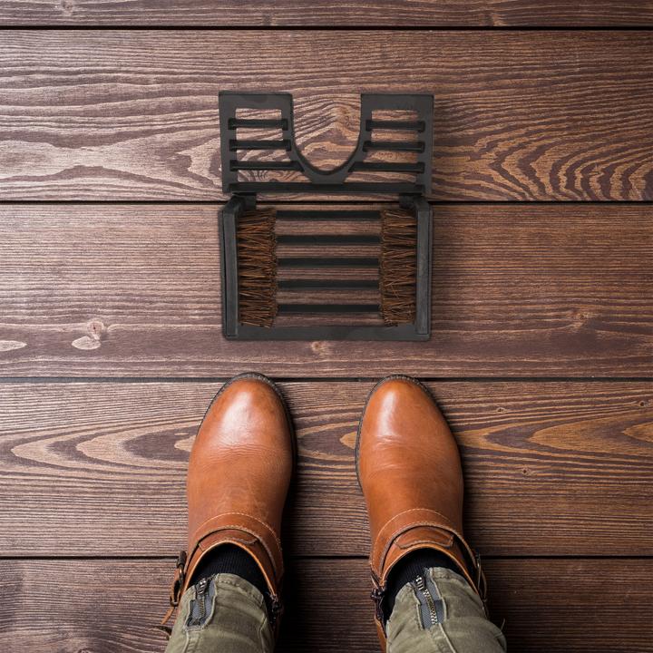 Actual product image Relaxdays Shoe Scraper with All-Round Brushes (1 x)