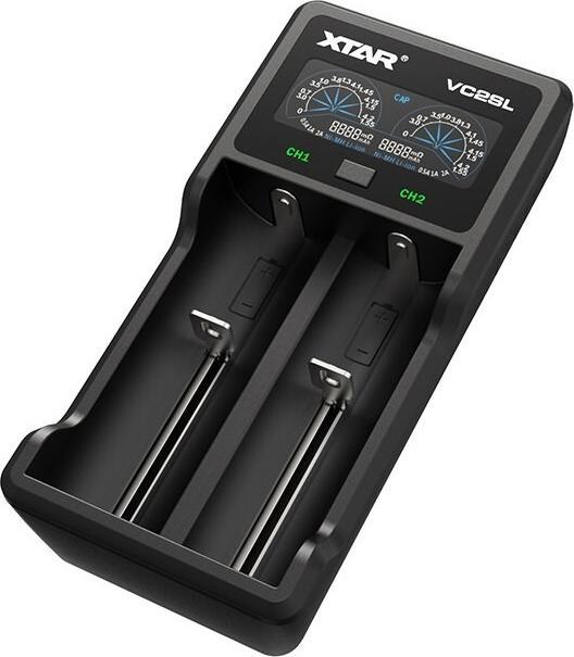 Produktbild Xtar VC2S Ladegerät (1 Stk., D, AAAA, AAA, A, AA, C, Ladegerät inkl. Akku)