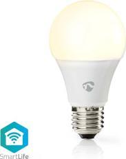 Image du produit Nedis SmartLife - WLAN LED Bulb - E27 - A60 - 800 lm - 9 W - blanc chaud - commande vocale - intégré (E27, 9 W, 800 lm, 1 x, F)