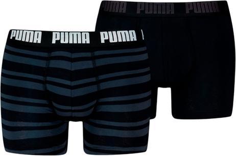 Puma Herren-Boxershorts „Everyday Heritage Stripe“ im 2er-Pack (L, 2er Pack)