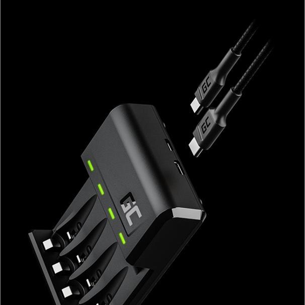 Actual product image GreenCell VitalCharger (GRSETGC01) (4 pcs., AA, 2000 mAh, Battery + charger)