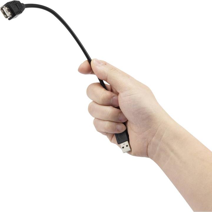 Produktbild Renkforce USB-Verlängerung Schwanenhals 0.16 m (0.16 m, USB 2.0, 2.50 W)