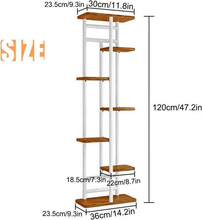 Productafbeelding QLFJ-FurDec Plantentrap 7 dier 8 potten