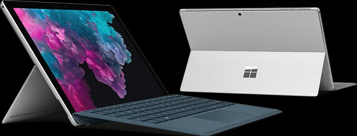 Actual product image Microsoft Surface Pro 6 (12.30", Intel Core i5-8250U, 8 GB, 256 GB, CH)