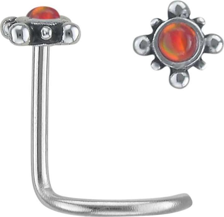Bijouteria Nasenpiercing (Edelstahl, Synthetischer Opal)