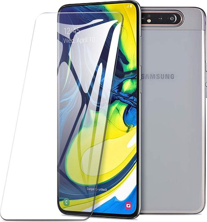 Produktbild Screenguard Samsung Galaxy A80 Panzerglas Schutzfolie Case Friendly Design (1 Stück, Samsung Galaxy A80)