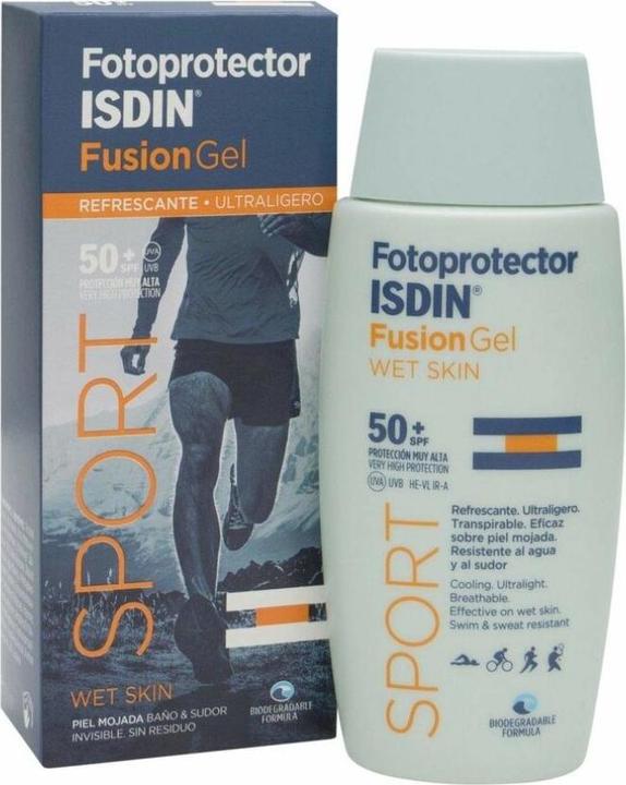 Actual product image Isdin Fotoprotector Fusion Gel Sport (Suntan cream, SPF 50+, 100 ml)