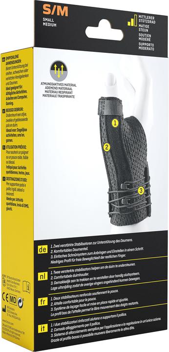 Produktbild Futuro Deluxe Daumen-Schiene (S, M)