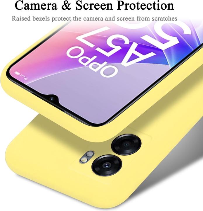 Produktbild Cadorabo TPU Liquid Silicone Case Hülle für Oppo A57 5G / A77 5G / Realme V23 (Realme V23 5G, Oppo A57 5G, Oppo A77 5G)