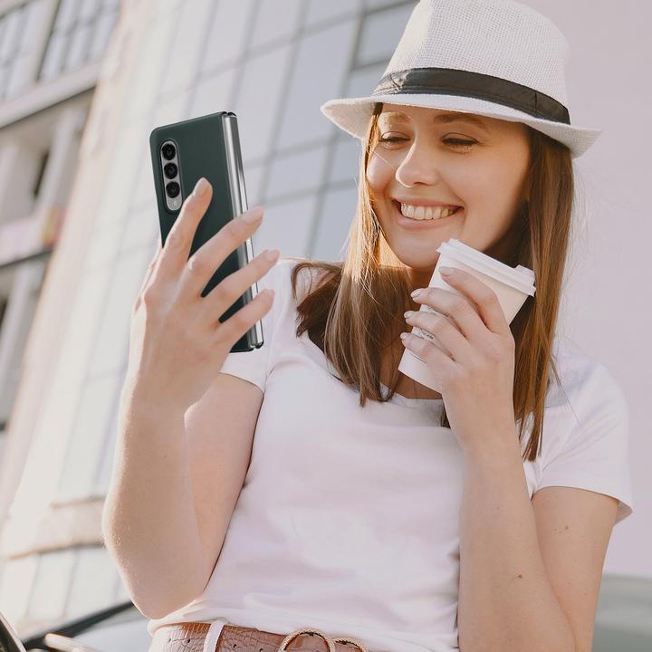 Produktbild Samsung Leather Cover (Samsung Galaxy Z Fold3)