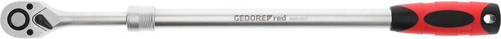 Actual product image Gedore Red red R60010027 2K telescopic ratchet left/right 1/2" 460-600 mm (1/2")