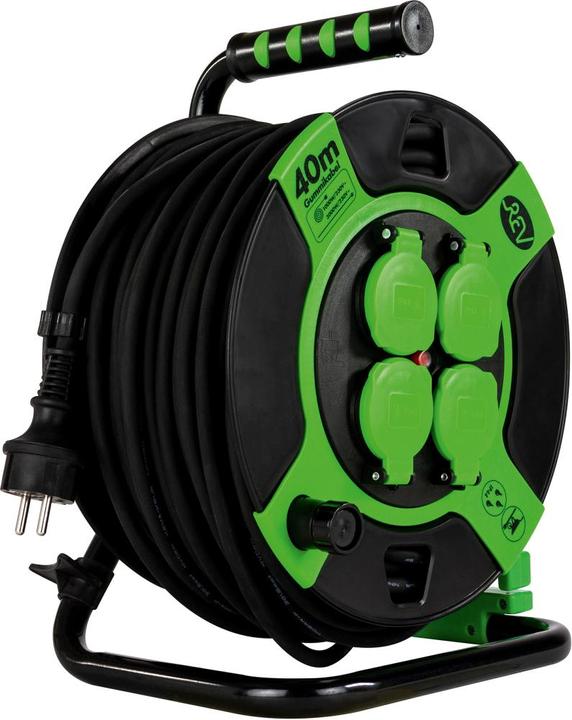 Actual product image REV Cable drum plastic 40m IP 44 4-fold (40 m)