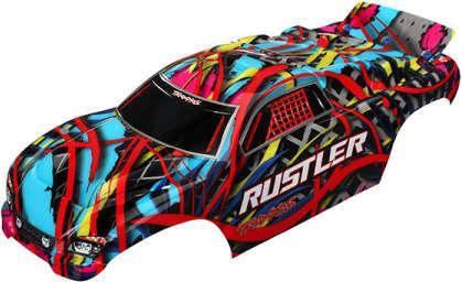 Produktbild Traxxas Body, Rustler, Hawaiian graphics (pai nted, decals applied)