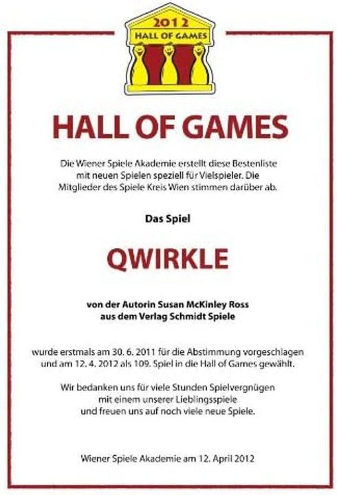 Actual product image Schmidt Spiele Qwirkle (German, French, Italian)