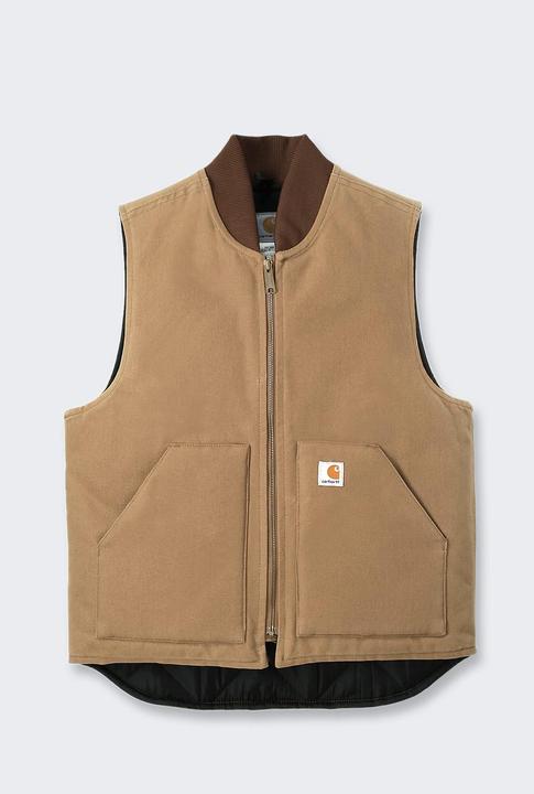 Actual product image Carhartt Relaxed Fit Firm Duck Bodywarmer Bruin - maat S (S)