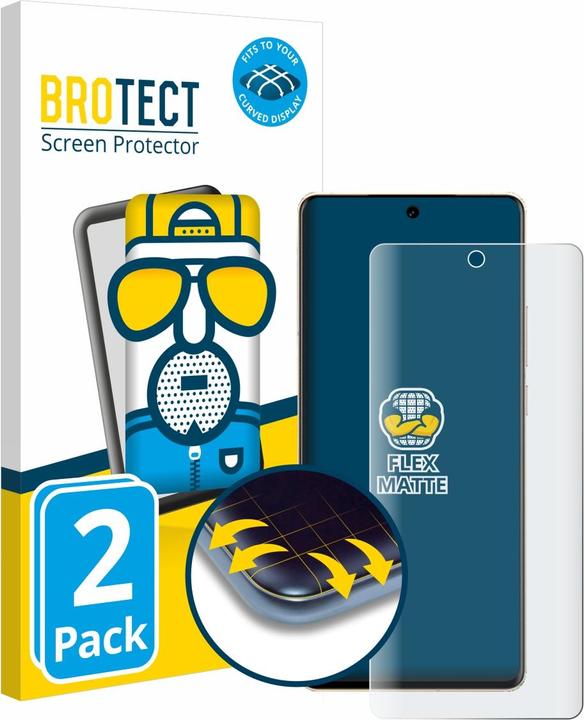Actual product image BROTECT Full-Cover Protector Matte (2 Piece, Vivo X100 Pro)