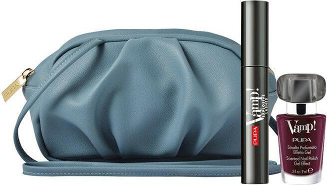 Pupa Milano Vamp! Explosive Wimpern und Vamp! Nagellack-Set Volumen-Wimperntusche und Gel-Effekt-Lack Su