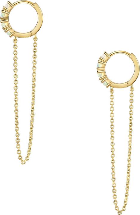 Immagine prodotto Glanzstücke München Donna Argento Opale (sintetico) oro giallo - 31560 (Argento)
