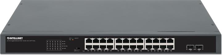 Image du produit Intellinet Commutateur 24 ports Gigabit PoE+ avec 2 ports SFP 19 (26 Ports)