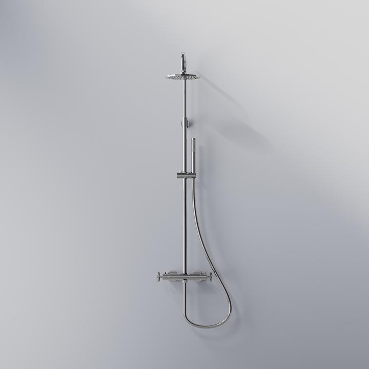 Actual product image Steinberg 250 series shower system, with thermostatic mixer, Easy Clean, 2502721