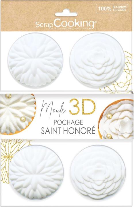 Produktbild ScrapCooking 4er Set Silikon Backform für Saint-Honoré klein (7 cm)