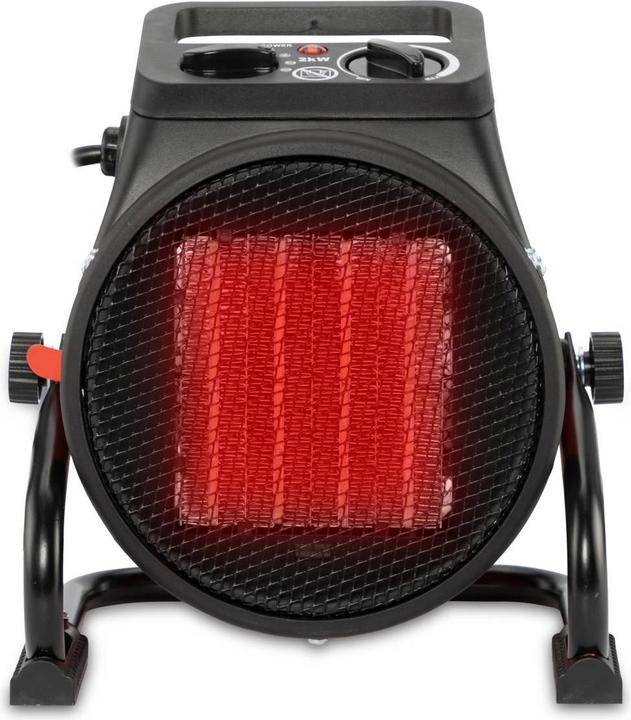 Produktbild Grafner Elektroheizer Heizlüfter Bauheizer 2000 Watt Heizstrahler EH10933 (2000 W)