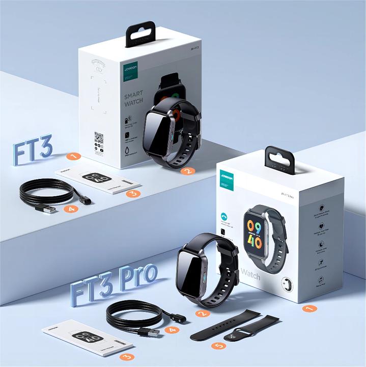 Actual product image Joyroom Fit-Life smartwatch dark gray (JR-FT3)