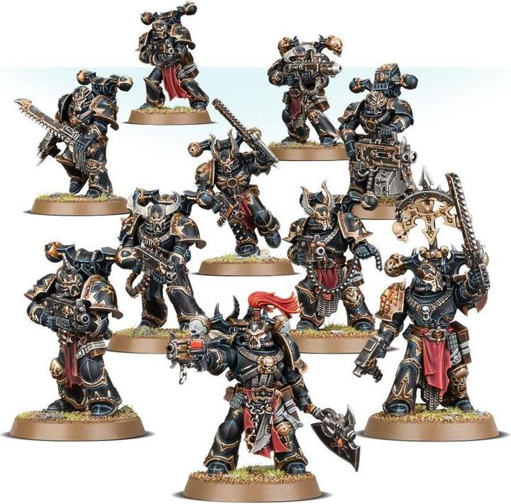 Actual product image Games Workshop Warhammer 40k Chaos Space Marines:Legionaries (Plastic)